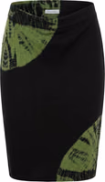 Green Cotton Women Skirt 1