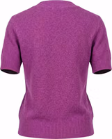 كنزة نسائية من الحرير الأرجواني 3