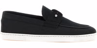 Black Calfskin Slip-On Loafers 1