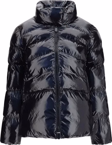 Black Polyamide Full-Length Jacket