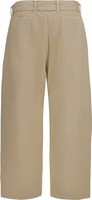 Beige Cotton Casual Pants 2