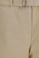Beige Cotton Casual Pants 3