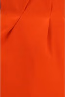 Red Silk Mini Skirt 3