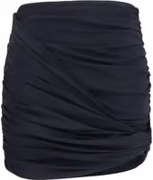 Black Polyamide Mini Skirt 1