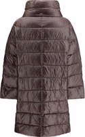 Brown Polyester Full-Length Jacket 2