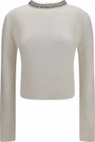 White Wool Oves Aries Sweatshirt 1