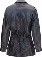 Black Lambskin Leather Jacket 2