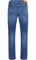 Blue Cotton Slim Fit Jeans 2