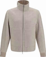 Beige Cashmere Full-Length Jacket 1
