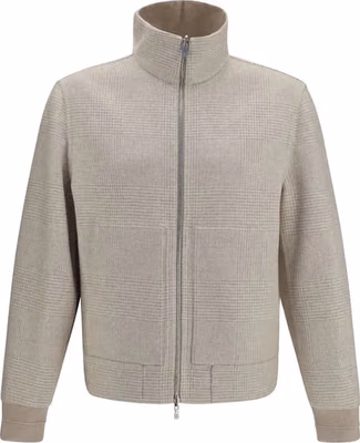 Beige Cashmere Full-Length Jacket