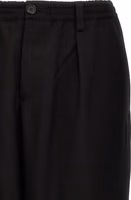 Black Virgin Wool Cropped Pants 3