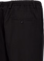 Black Virgin Wool Cropped Pants 4