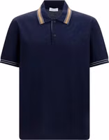 Blue Cotton Polo Shirt 1