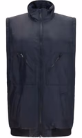 Black Polyamide Sleeveless Jacket 1