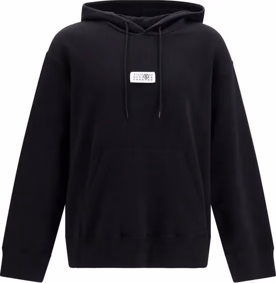 Black Cotton Sweatshirt