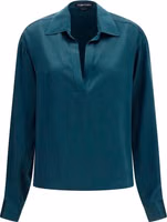 Blue Silk Dress Shirt 1