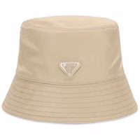 Beige Polyamide Bucket Hat 1