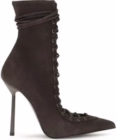 Brown Calf Leather Bos Taurus Lace-Up Boots 1