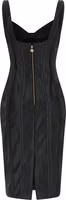Black Viscose Midi Dress 2