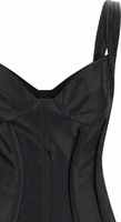 Black Viscose Midi Dress 3