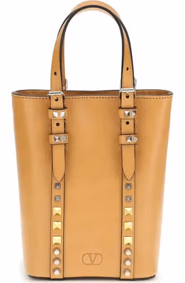 Beige Calf Leather Bos Taurus Shoulder Bag