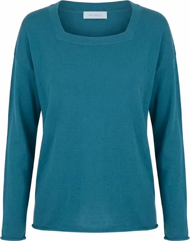 Blue Cotton Women's Sweater
