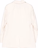 White Virgin Wool Blazer 2