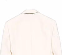 White Viscose Blazer 3