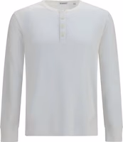 White Cotton Long Sleeve T-Shirt 1