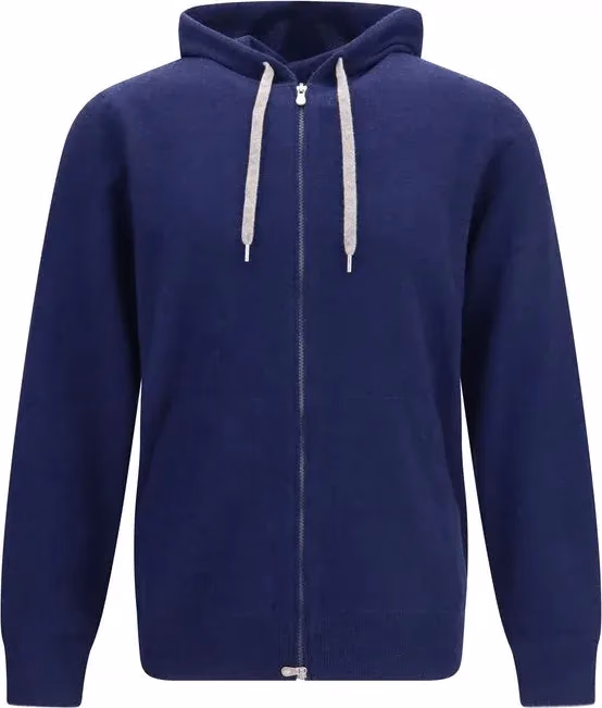 Blue Cashmere Sweatshirt