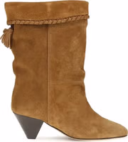 Brown Calf Leather Bos Taurus Flat Boots 1