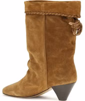 Brown Calf Leather Bos Taurus Flat Boots 3