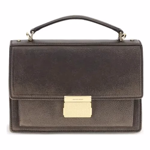 Brown Calf Leather Bos Taurus Handbag