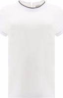 White Elastane T-Shirt 1