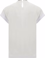 White Elastane T-Shirt 4
