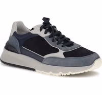 Blue Calf Leather Bos Taurus Athletic Sneakers 2