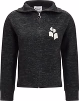 Black Viscose Sweatshirt 1