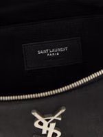 Black Lamb Leather Crossbody Bag 4