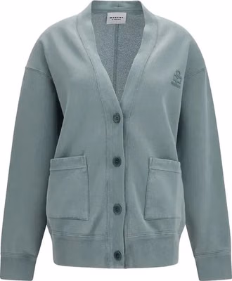 Gray Cotton Cardigan