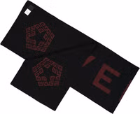Black Virgin Wool Scarf 4