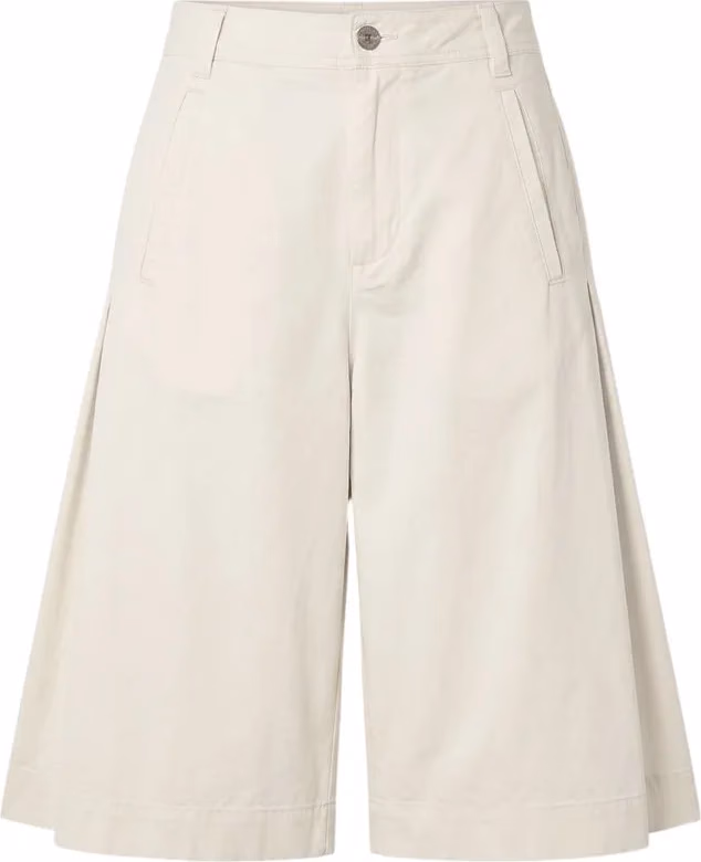 White Cotton Women's Shorts