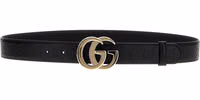 Black Calfskin Regular Belt 1