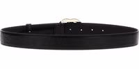 Black Calfskin Regular Belt 2