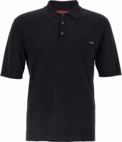 Black Wool Polo Shirt 1