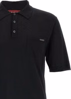 Black Wool Polo Shirt 3