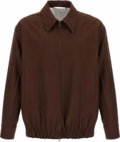 Brown Wool Full-Length Jacket 1