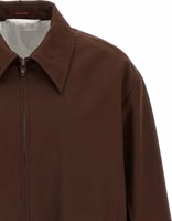 Brown Wool Full-Length Jacket 3