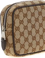 Beige Polyester Crossbody Bag 3