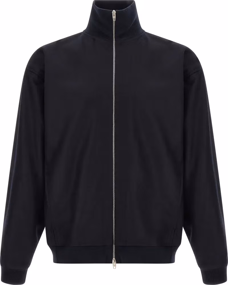 Blue Wool Full-Length Jacket