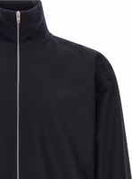 Blue Wool Full-Length Jacket 3